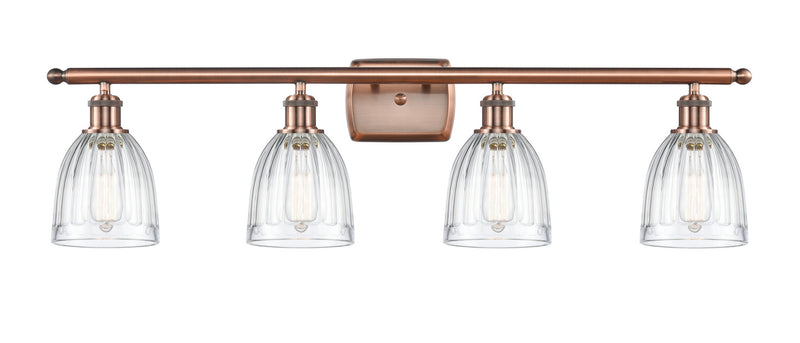 Innovations 516-4W-AC-G442-LED LED Bath Vanity, Antique Copper