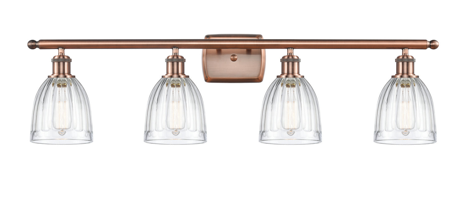 Innovations 516-4W-AC-G442-LED LED Bath Vanity, Antique Copper