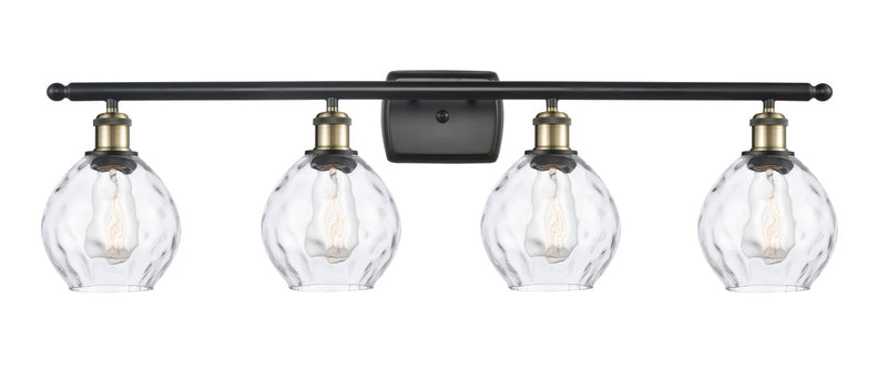Innovations 516-4W-BAB-G362 Four Light Bath Vanity, Black Antique Brass