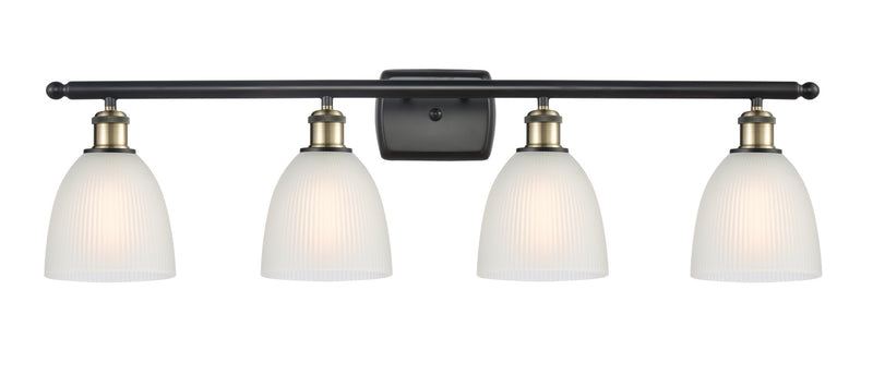 Innovations 516-4W-BAB-G381 Four Light Bath Vanity, Black Antique Brass
