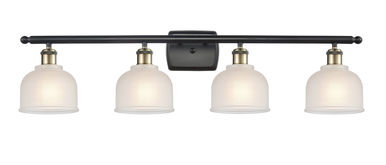 Innovations 516-4W-BAB-G411-LED LED Bath Vanity, Black Antique Brass