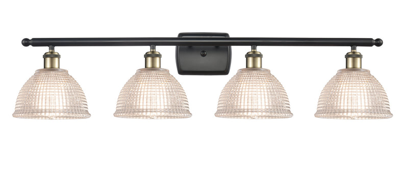 Innovations 516-4W-BAB-G422 Four Light Bath Vanity, Black Antique Brass
