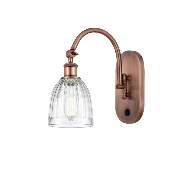 Innovations 518-1W-AC-G442 One Light Wall Sconce, Antique Copper