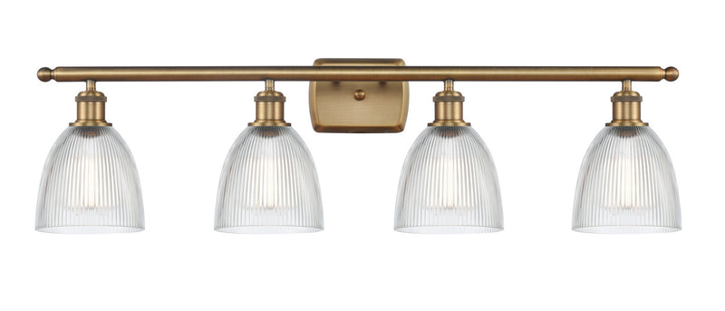 Innovations 516-4W-BB-G382 Four Light Bath Vanity, Brushed Brass