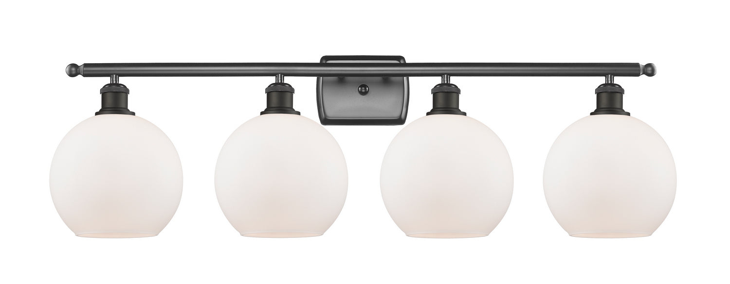 Innovations 516-4W-OB-G121-8-LED LED Bath Vanity, Oil Rubbed Bronze