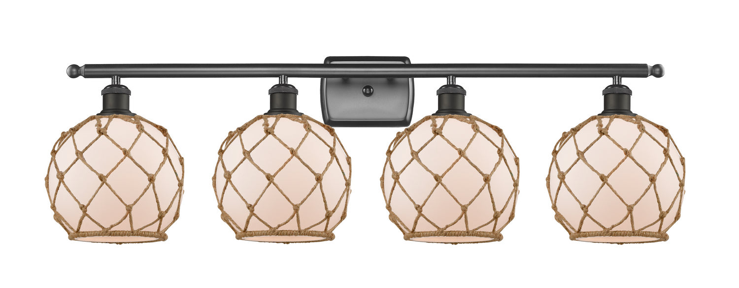 Innovations 516-4W-OB-G121-8RB-LED LED Bath Vanity, Oil Rubbed Bronze