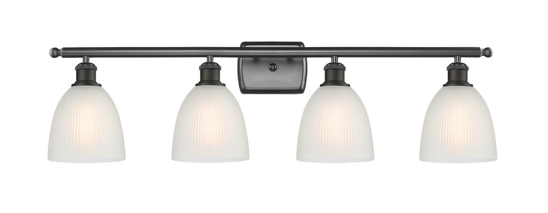 Innovations 516-4W-OB-G381 Four Light Bath Vanity, Oil Rubbed Bronze