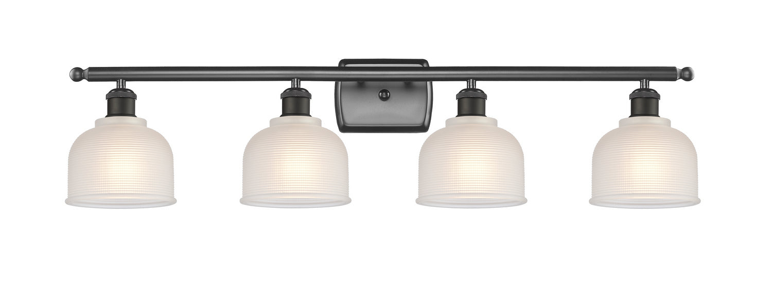 Innovations 516-4W-OB-G411-LED LED Bath Vanity, Oil Rubbed Bronze