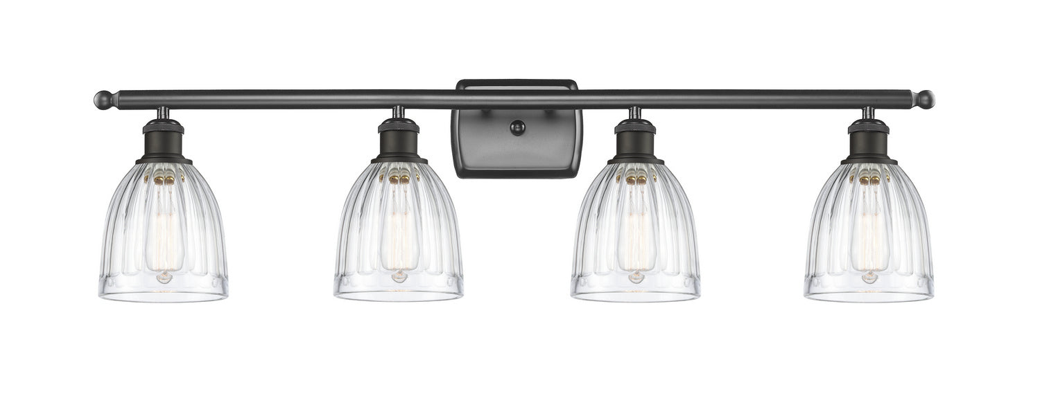 Innovations 516-4W-OB-G442 Four Light Bath Vanity, Oil Rubbed Bronze