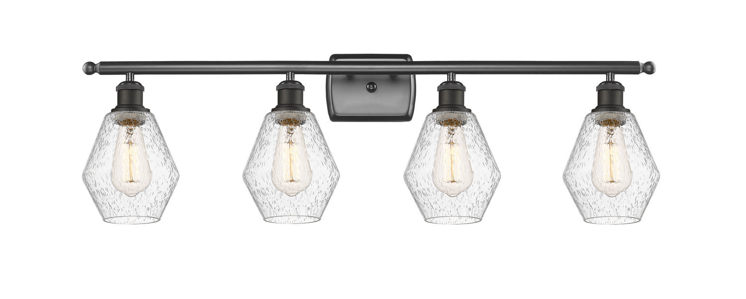 Innovations 516-4W-OB-G654-6 Four Light Bath Vanity, Oil Rubbed Bronze