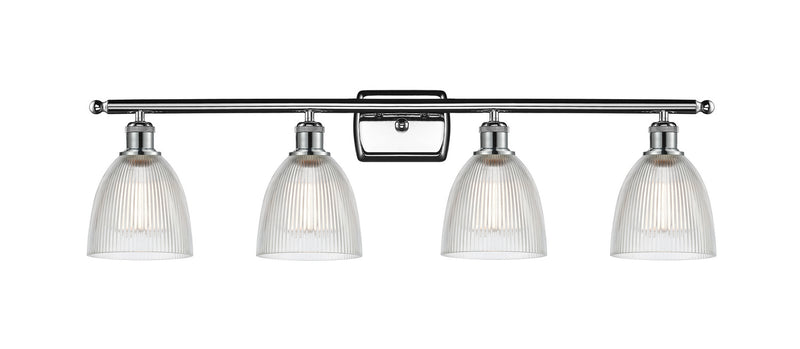 Innovations 516-4W-PC-G382 Four Light Bath Vanity, Polished Chrome
