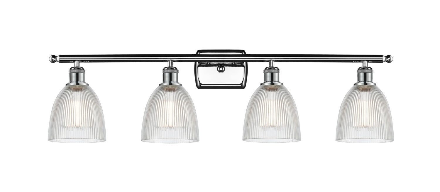 Innovations 516-4W-PC-G382 Four Light Bath Vanity, Polished Chrome