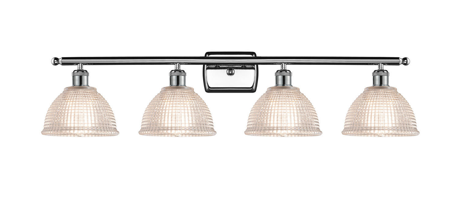 Innovations 516-4W-PC-G422 Four Light Bath Vanity, Polished Chrome