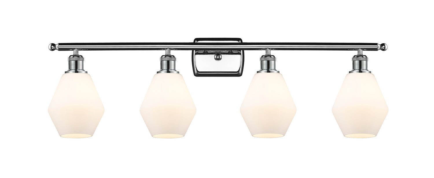 Innovations 516-4W-PC-G651-6 Four Light Bath Vanity, Polished Chrome