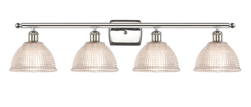 Innovations 516-4W-PN-G422 Four Light Bath Vanity, Polished Nickel