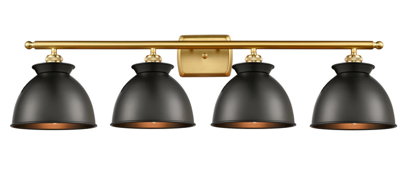 Innovations 516-4W-SG-M14-BK-LED LED Bath Vanity, Satin Gold