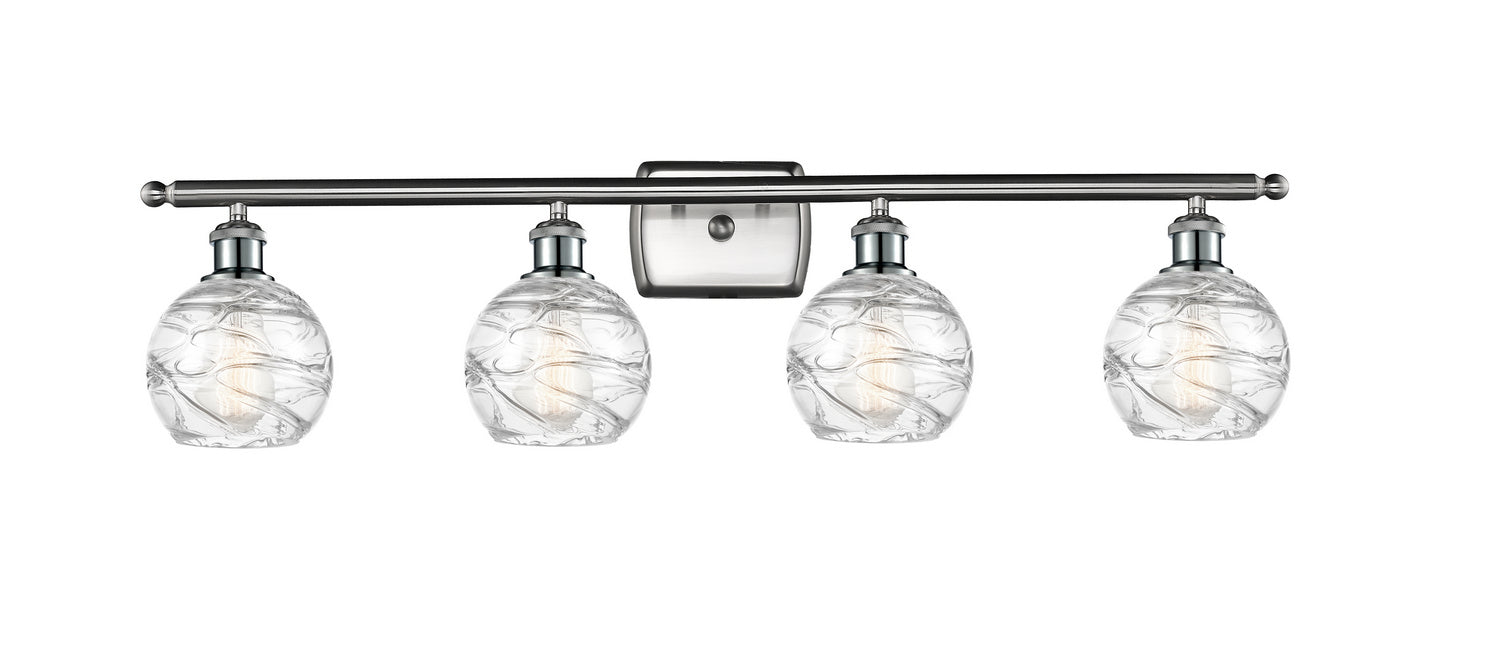 Innovations 516-4W-SN-G1213-6-LED LED Bath Vanity, Brushed Satin Nickel