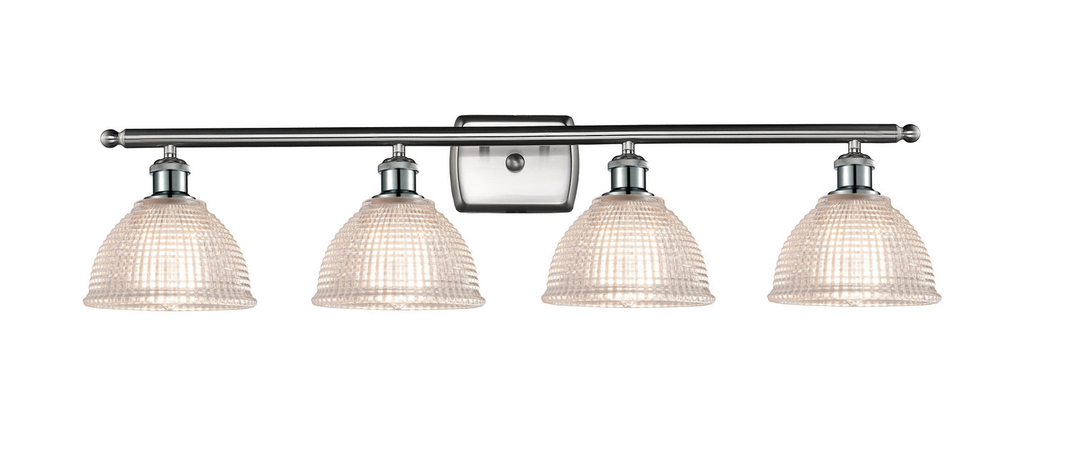 Innovations 516-4W-SN-G422 Four Light Bath Vanity, Brushed Satin Nickel