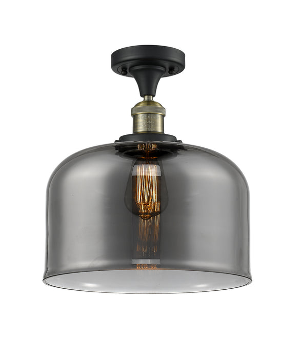 Innovations 517-1CH-BAB-G73-L-LED LED Semi-Flush Mount, Black Antique Brass