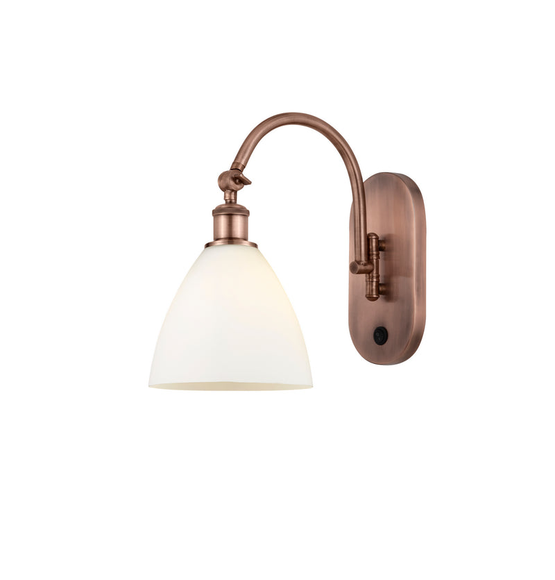 Innovations 518-1W-AC-GBD-751 One Light Wall Sconce, Antique Copper