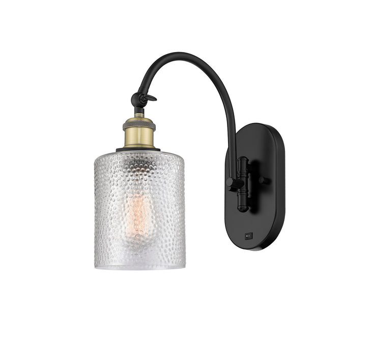 Innovations 518-1W-BAB-G112 One Light Wall Sconce, Black Antique Brass