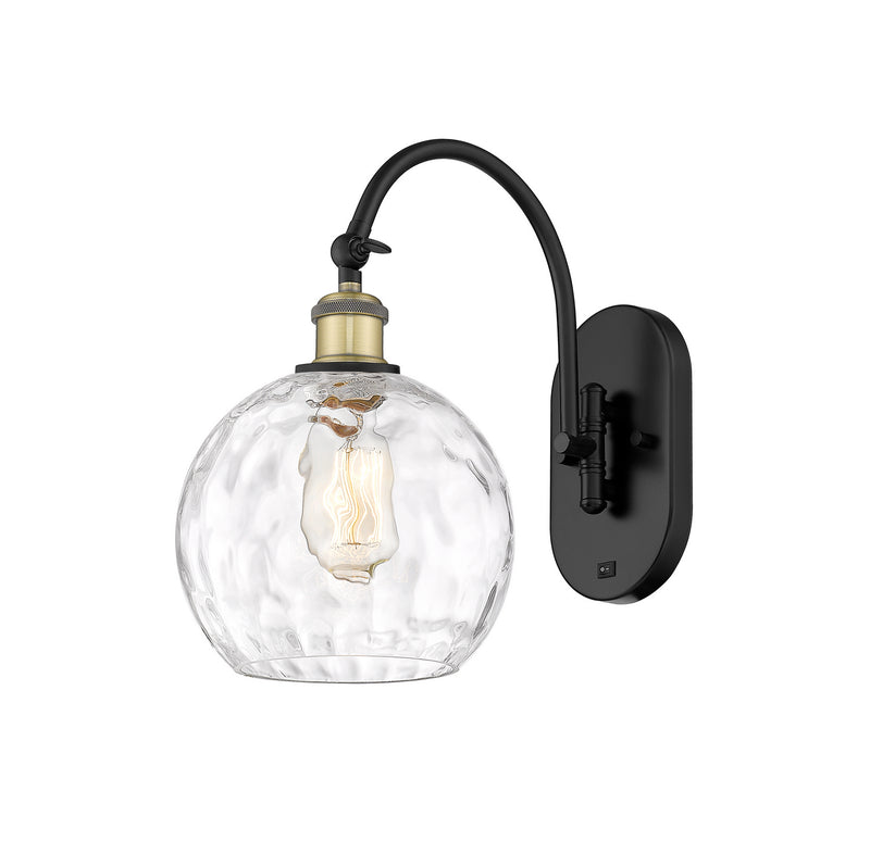 Innovations 518-1W-BAB-G1215-8 One Light Wall Sconce, Black Antique Brass