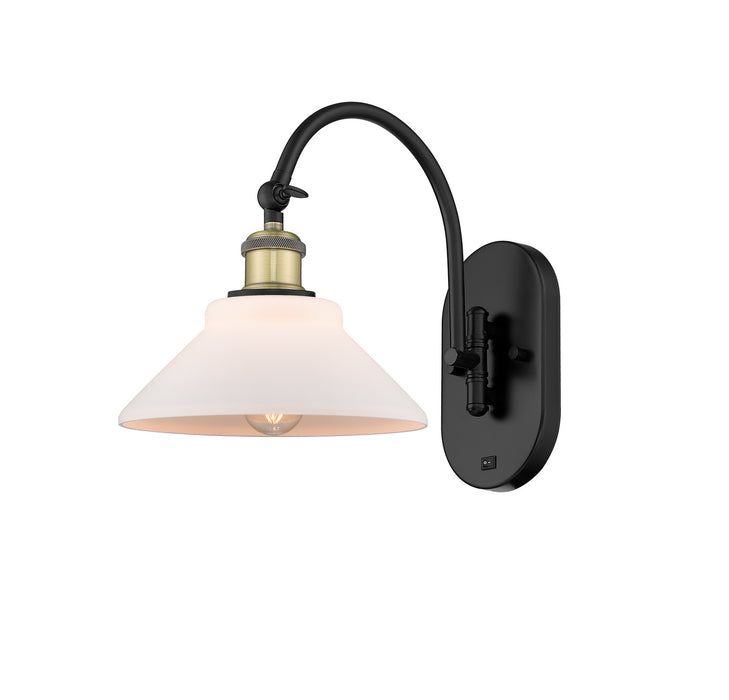 Innovations 518-1W-BAB-G131-LED LED Wall Sconce, Black Antique Brass