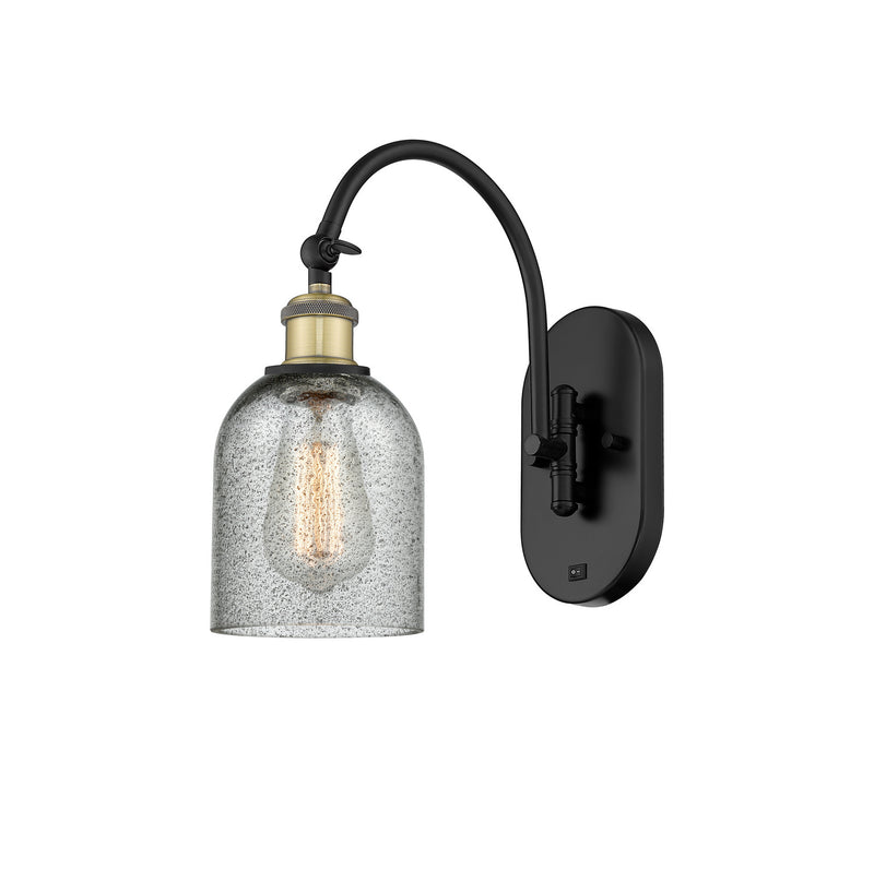 Innovations 518-1W-BAB-G257 One Light Wall Sconce, Black Antique Brass