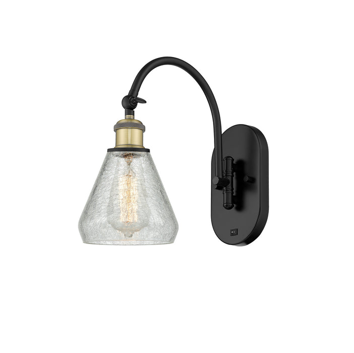 Innovations 518-1W-BAB-G275 One Light Wall Sconce, Black Antique Brass