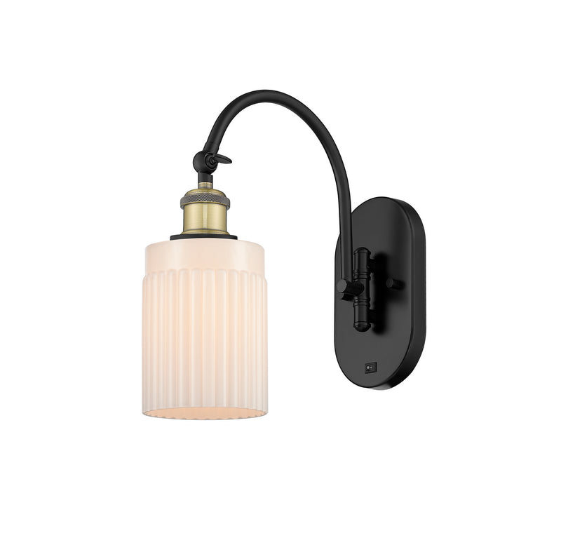 Innovations 518-1W-BAB-G341-LED LED Wall Sconce, Black Antique Brass