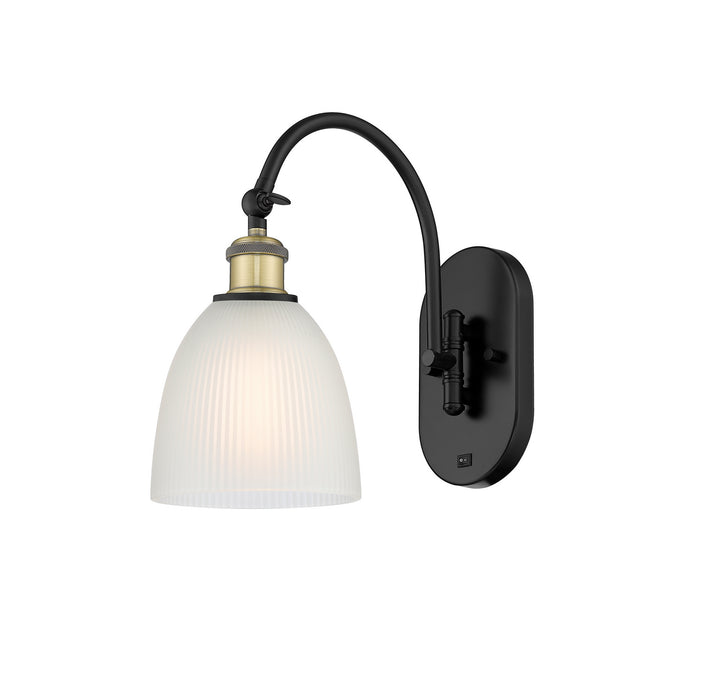 Innovations 518-1W-BAB-G381 One Light Wall Sconce, Black Antique Brass