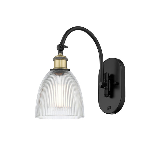Innovations 518-1W-BAB-G382-LED LED Wall Sconce, Black Antique Brass