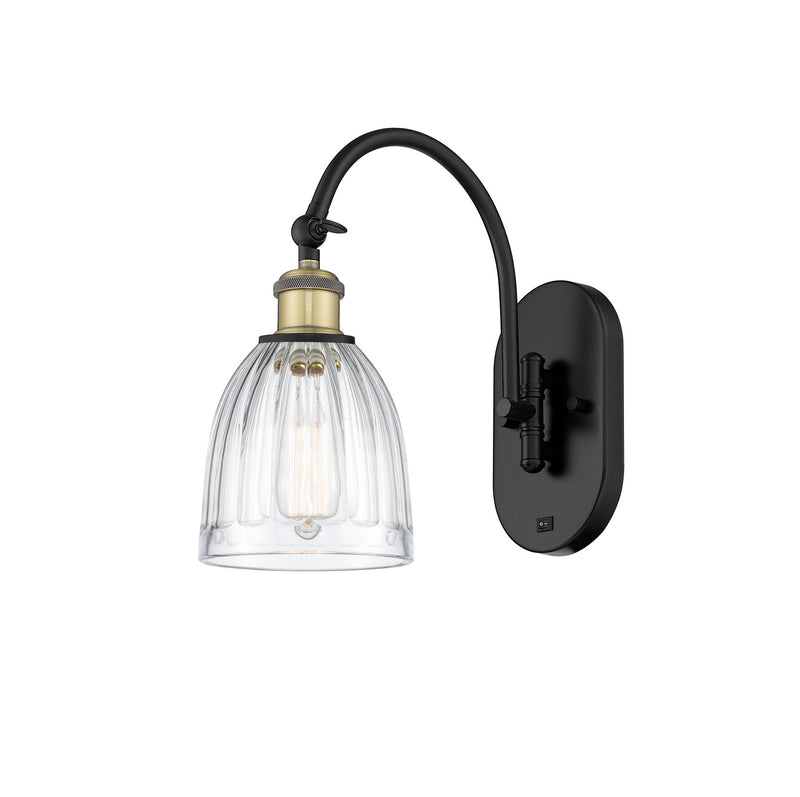 Innovations 518-1W-BAB-G442 One Light Wall Sconce, Black Antique Brass
