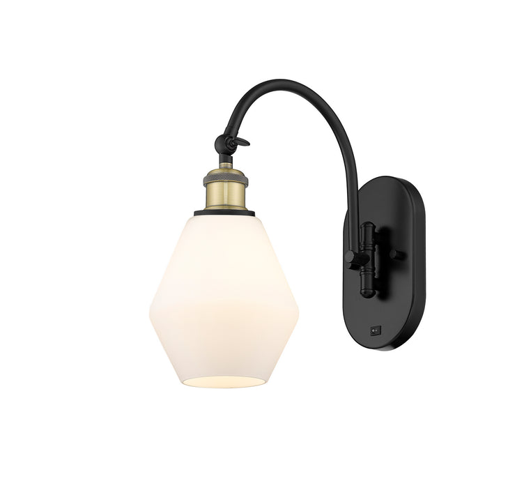 Innovations 518-1W-BAB-G651-6-LED LED Wall Sconce, Black Antique Brass
