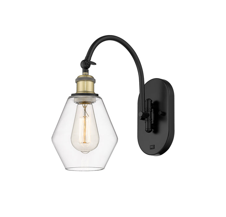 Innovations 518-1W-BAB-G652-6 One Light Wall Sconce, Black Antique Brass