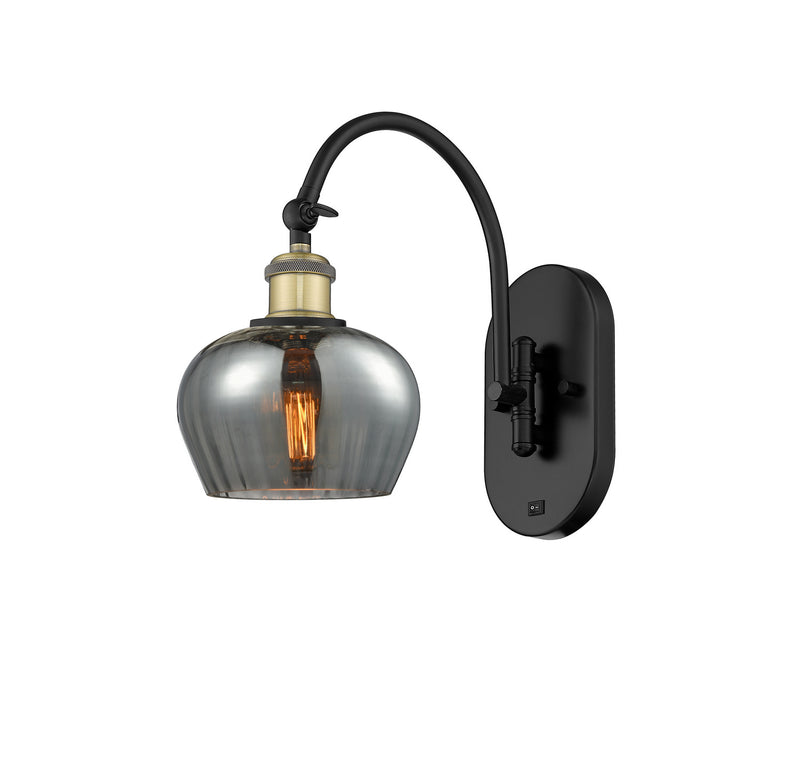 Innovations 518-1W-BAB-G93 One Light Wall Sconce, Black Antique Brass