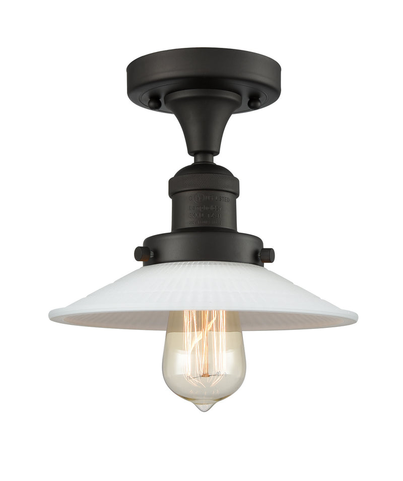 Innovations 517-1CH-OB-G1 One Light Semi-Flush Mount, Oil Rubbed Bronze