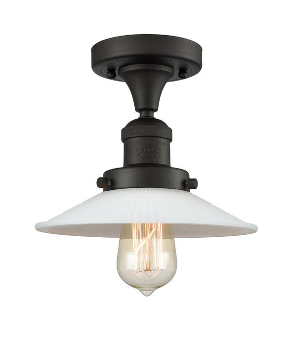 Innovations 517-1CH-OB-G1-LED LED Semi-Flush Mount, Oil Rubbed Bronze