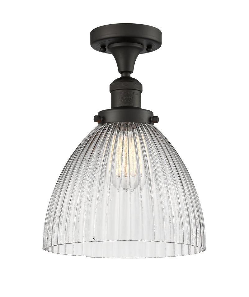 Innovations 517-1CH-OB-G222-LED LED Semi-Flush Mount, Oil Rubbed Bronze