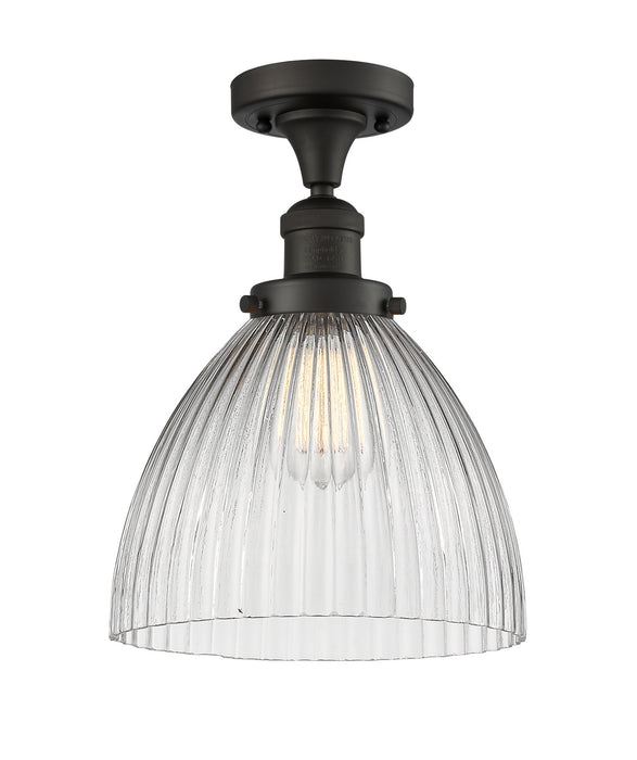 Innovations 517-1CH-OB-G222-LED LED Semi-Flush Mount, Oil Rubbed Bronze