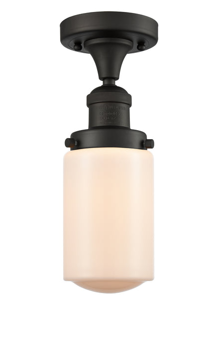 Innovations 517-1CH-OB-G311 One Light Semi-Flush Mount, Oil Rubbed Bronze