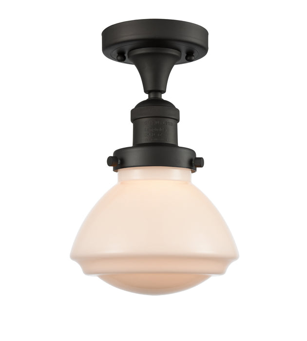 Innovations 517-1CH-OB-G321-LED LED Semi-Flush Mount, Oil Rubbed Bronze