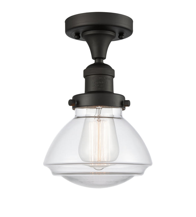 Innovations 517-1CH-OB-G322-LED LED Semi-Flush Mount, Oil Rubbed Bronze