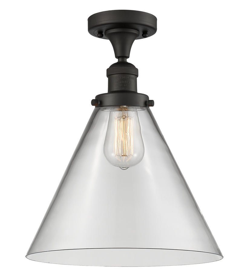 Innovations 517-1CH-OB-G42-L-LED LED Semi-Flush Mount, Oil Rubbed Bronze