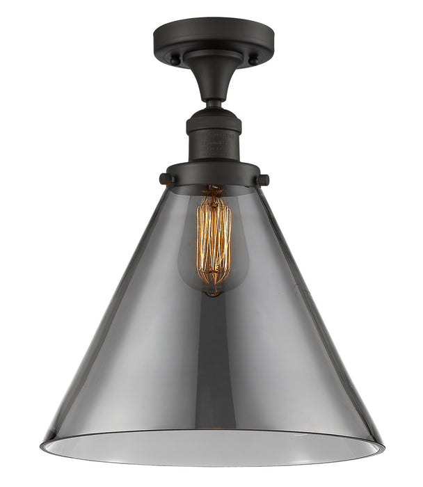 Innovations 517-1CH-OB-G43-L-LED LED Semi-Flush Mount, Oil Rubbed Bronze