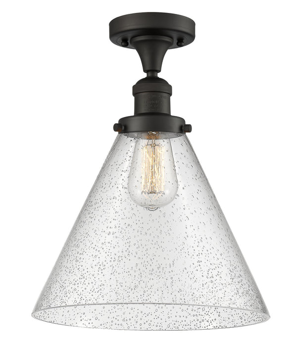 Innovations 517-1CH-OB-G44-L-LED LED Semi-Flush Mount, Oil Rubbed Bronze