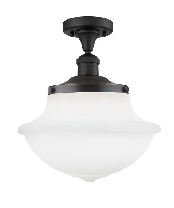 Innovations 517-1CH-OB-G541 One Light Semi-Flush Mount, Oil Rubbed Bronze