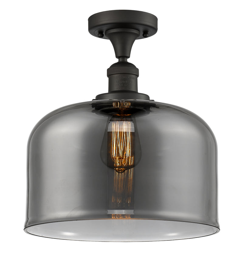 Innovations 517-1CH-OB-G73-L One Light Semi-Flush Mount, Oil Rubbed Bronze