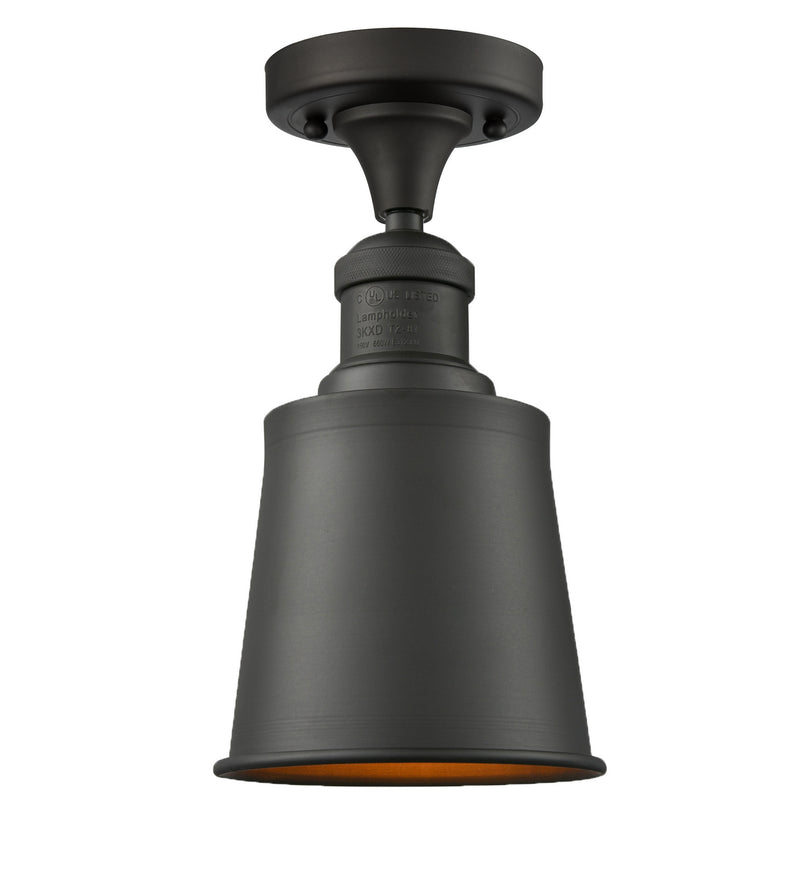 Innovations 517-1CH-OB-M9-OB One Light Semi-Flush Mount, Oil Rubbed Bronze