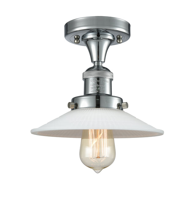 Innovations 517-1CH-PC-G1 One Light Semi-Flush Mount, Polished Chrome